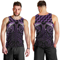 Purple Matariki New Zealand Men Tank Top Maori Poutama Galaxy Vibes