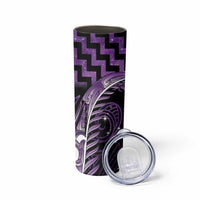 Purple Matariki New Zealand Skinny Tumbler Maori Poutama Galaxy Vibes