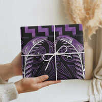 Purple Matariki New Zealand Wrapping Paper Maori Poutama Galaxy Vibes - Polynesian Pride
