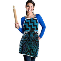 Blue Matariki New Zealand Apron Maori Poutama Galaxy Vibes - Polynesian Pride