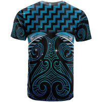 Blue Matariki New Zealand T Shirt Maori Poutama Galaxy Vibes