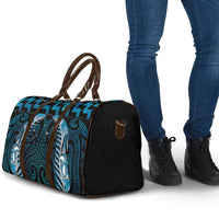 Blue Matariki New Zealand Travel Bag Maori Poutama Galaxy Vibes - Polynesian Pride