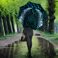 Blue Matariki New Zealand Umbrella Maori Poutama Galaxy Vibes - Polynesian Pride