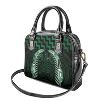 Green Matariki New Zealand Shoulder Handbag Maori Poutama Galaxy Vibes