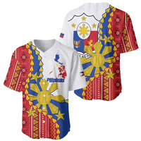 Philippines Independence Day Baseball Jersey Pilipinas Sun Stars Igorot Pattern
