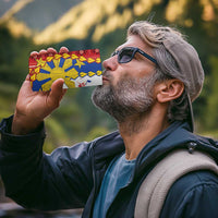 Philippines Independence Day 4 in 1 Can Cooler Tumbler Pilipinas Sun Stars Igorot Pattern