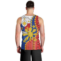 Philippines Independence Day Men Tank Top Pilipinas Sun Stars Igorot Pattern