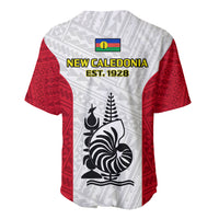 New Caledonia Football Baseball Jersey Polynesian Pattern Sporty Style LT14 - Polynesian Pride