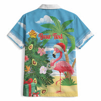 Flamingo Hawaii Summer Christmas Personalized Hawaiian Shirt Mele Kalikimaka Beachy Vibes LT14 - Polynesian Pride