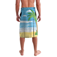Chilling Parrot Hawaii Summer Christmas Personalized Lavalava It's 5 O'Clock Somewhere Beachy Vibes