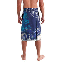New Zealand Christmas In July Personalised Lavalava Funny Santa Sheep Meri Kirihimete Blue