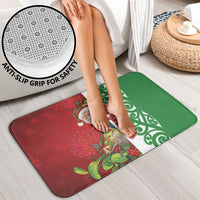 Meri Kirihimete New Zealand Bathroom Set Cute Santa NZ Animals and Pohutukawa