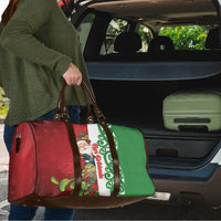 Meri Kirihimete New Zealand Travel Bag Cute Santa NZ Animals and Pohutukawa