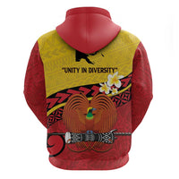 Papua New Guinea Independence Day Zip Hoodie Since 1975 Unity In Diversity