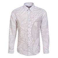 Samoa White Sunday Family Matching Tank Maxi Dress and Hawaiian Shirt Lotu Tamaiti Siapo With Teuila