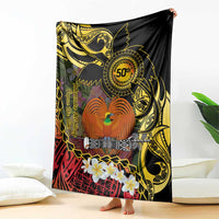 Papua New Guinea 50th Independence Anniversary Blanket Independen Stet bilong Papua Niu Gini LT14 - Polynesian Pride