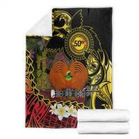 Papua New Guinea 50th Independence Anniversary Blanket Independen Stet bilong Papua Niu Gini LT14 - Polynesian Pride