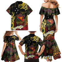 Papua New Guinea 50th Independence Anniversary Family Matching Mermaid Dress and Hawaiian Shirt Independen Stet bilong Papua Niu Gini LT14