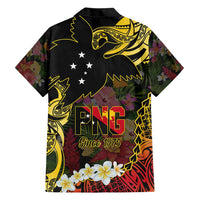 Papua New Guinea 50th Independence Anniversary Family Matching Short Sleeve Bodycon Dress and Hawaiian Shirt Independen Stet bilong Papua Niu Gini LT14