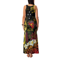 Papua New Guinea 50th Independence Anniversary Family Matching Tank Maxi Dress and Hawaiian Shirt Independen Stet bilong Papua Niu Gini LT14