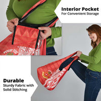 Personalised Kolisi Tonga Grocery Bag Mate Maa Tonga Ngatu Pattern - Polynesian Pride