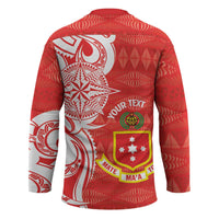 Personalised Kolisi Tonga Hockey Jersey Mate Maa Tonga Ngatu Pattern LT14 - Polynesian Pride