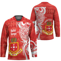 Personalised Kolisi Tonga Hockey Jersey Mate Maa Tonga Ngatu Pattern LT14 - Polynesian Pride
