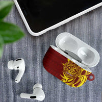 Personalised Tonga High School AirPods Case THS Tongan Ngatu Pattern LT14 - Polynesian Pride