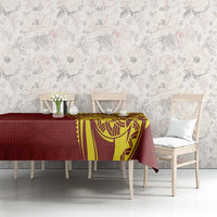 Personalised Tonga High School Tablecloth THS Tongan Ngatu Pattern - Polynesian Pride