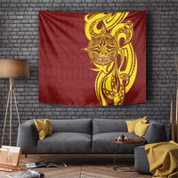Personalised Tonga High School Tapestry THS Tongan Ngatu Pattern - Polynesian Pride