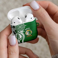Personalised Liahona - Saineha High School AirPods Case Tongan Ngatu Pattern LT14 - Polynesian Pride