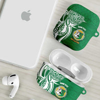 Personalised Liahona - Saineha High School AirPods Case Tongan Ngatu Pattern LT14 - Polynesian Pride