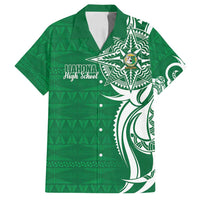 Personalised Liahona - Saineha High School Family Matching Puletasi and Hawaiian Shirt Tongan Ngatu Pattern - Polynesian Pride