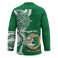 Personalised Liahona - Saineha High School Hockey Jersey Tongan Ngatu Pattern LT14 - Polynesian Pride