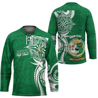 Personalised Liahona - Saineha High School Hockey Jersey Tongan Ngatu Pattern LT14 - Polynesian Pride
