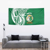 Personalised Liahona - Saineha High School Tapestry Tongan Ngatu Pattern - Polynesian Pride