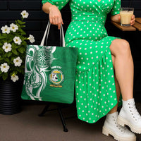 Personalised Liahona - Saineha High School Tote Bag Tongan Ngatu Pattern - Polynesian Pride