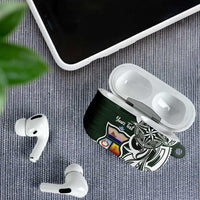 Personalised Tonga Takuilau College AirPods Case Est 1975 Tongan Ngatu Pattern LT14 - Polynesian Pride