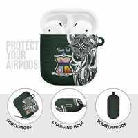 Personalised Tonga Takuilau College AirPods Case Est 1975 Tongan Ngatu Pattern LT14 - Polynesian Pride