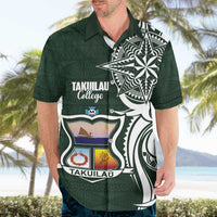 Personalised Tonga Takuilau College Hawaiian Shirt Est 1975 Tongan Ngatu Pattern - Polynesian Pride