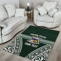 Personalised Tonga Takuilau College Area Rug 50th Anniversary Ngatu Kupesi - Polynesian Pride