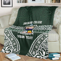 Personalised Tonga Takuilau College Blanket 50th Anniversary Ngatu Kupesi - Polynesian Pride