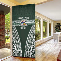 Personalised Tonga Takuilau College Door Cover 50th Anniversary Ngatu Kupesi - Polynesian Pride