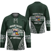 Personalised Tonga Takuilau College Hockey Jersey 50th Anniversary Ngatu Kupesi LT14 - Polynesian Pride