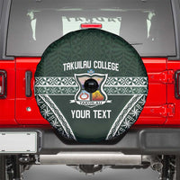 Personalised Tonga Takuilau College Spare Tire Cover 50th Anniversary Ngatu Kupesi - Polynesian Pride