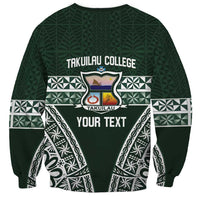 Personalised Tonga Takuilau College Sweatshirt 50th Anniversary Ngatu Kupesi - Polynesian Pride
