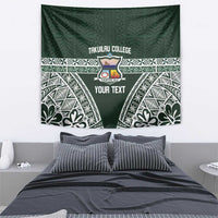 Personalised Tonga Takuilau College Tapestry 50th Anniversary Ngatu Kupesi - Polynesian Pride