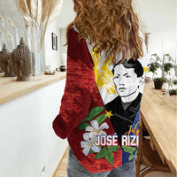 Philippines Rizal Day Women Casual Shirt Filipino Sampaguita Grunge Style - Polynesian Pride