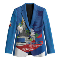 Philippines Rizal Day Blazer Filipino Motto Stella Polynesian Pattern - Polynesian Pride