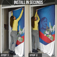 Philippines Rizal Day Door Cover Filipino Motto Stella Polynesian Pattern - Polynesian Pride